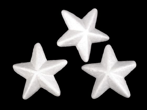 Csillag Ø6 cm polisztirol