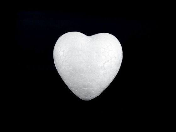 Polisztirol szív 4,4x4,7 cm