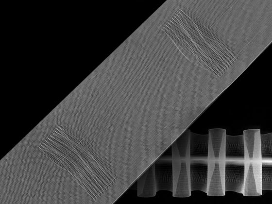 Függönyráncoló átlátszó szélessége 80 mm  ceruzaredőzés